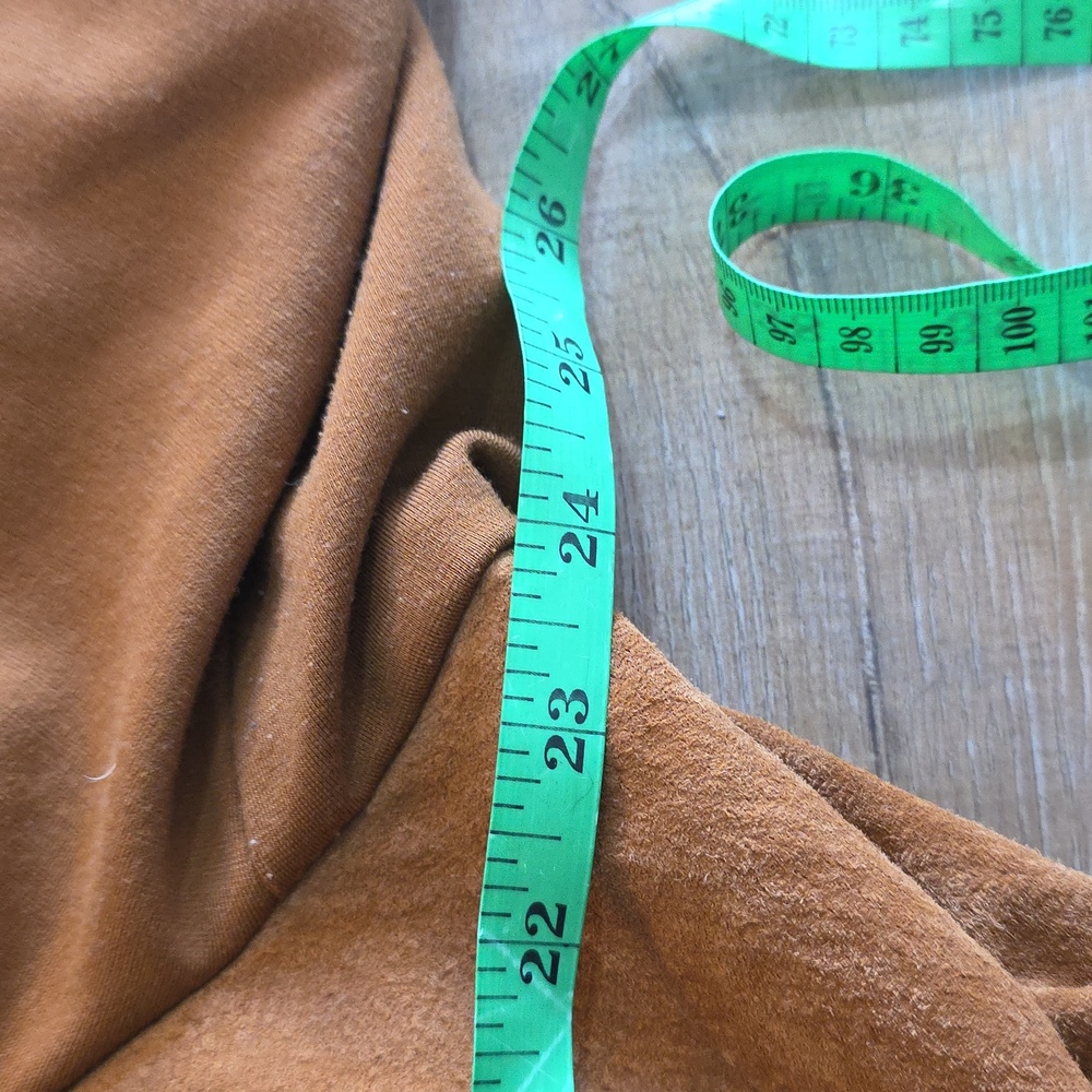 IMAN Tan Leathee Suede Utility Jacket Motor Jacket Size XXL - Picture 8 of 9